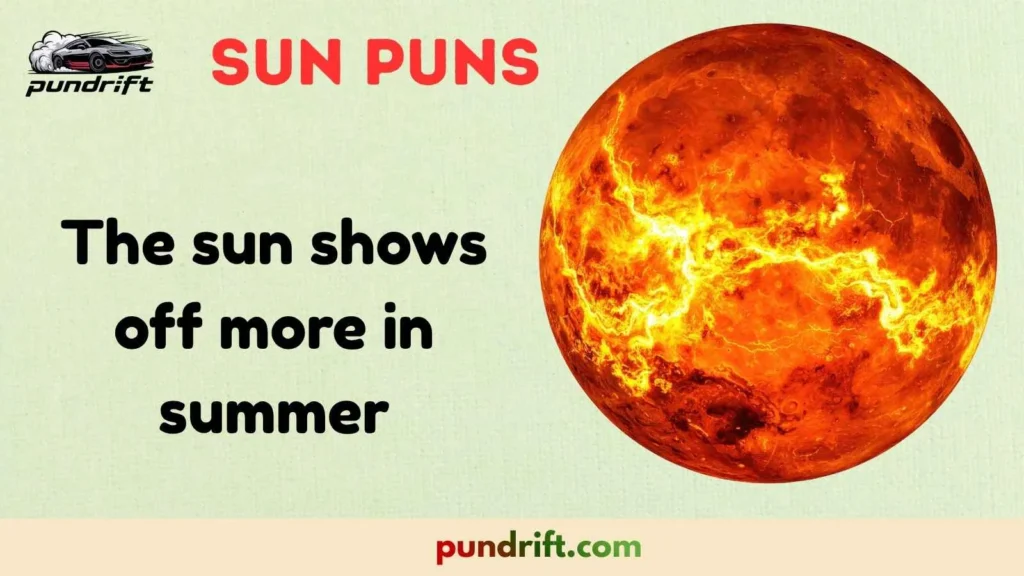 Sun Puns for Captions and Quotes