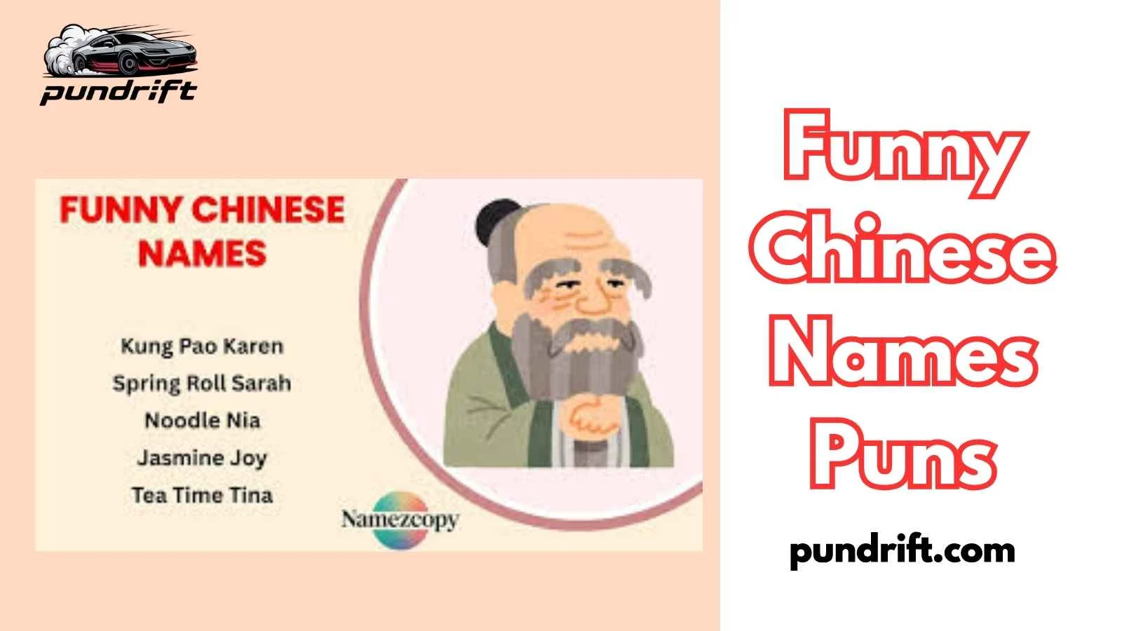 Funny Chinese Names Puns