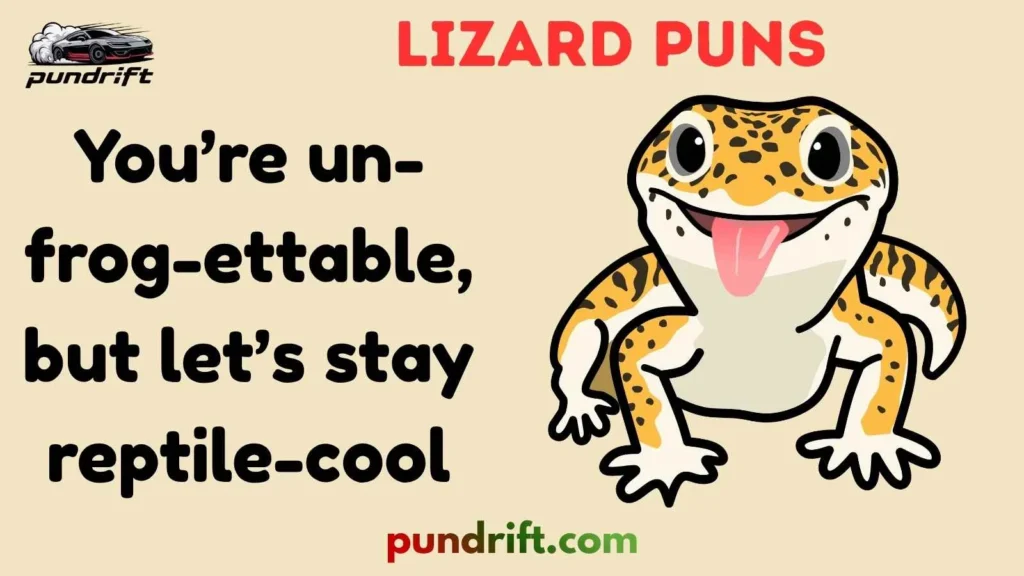 Educational & Fun Lizard Puns