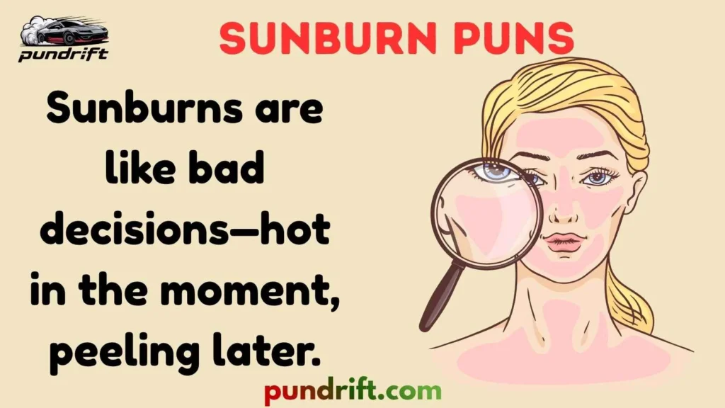 Hot Sunburn Captions for Social Media