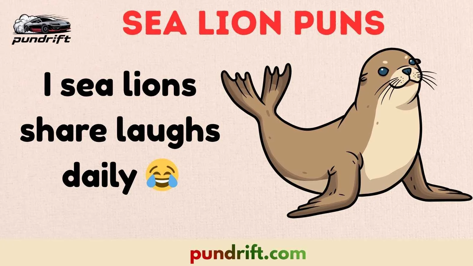 Sea Lion Puns