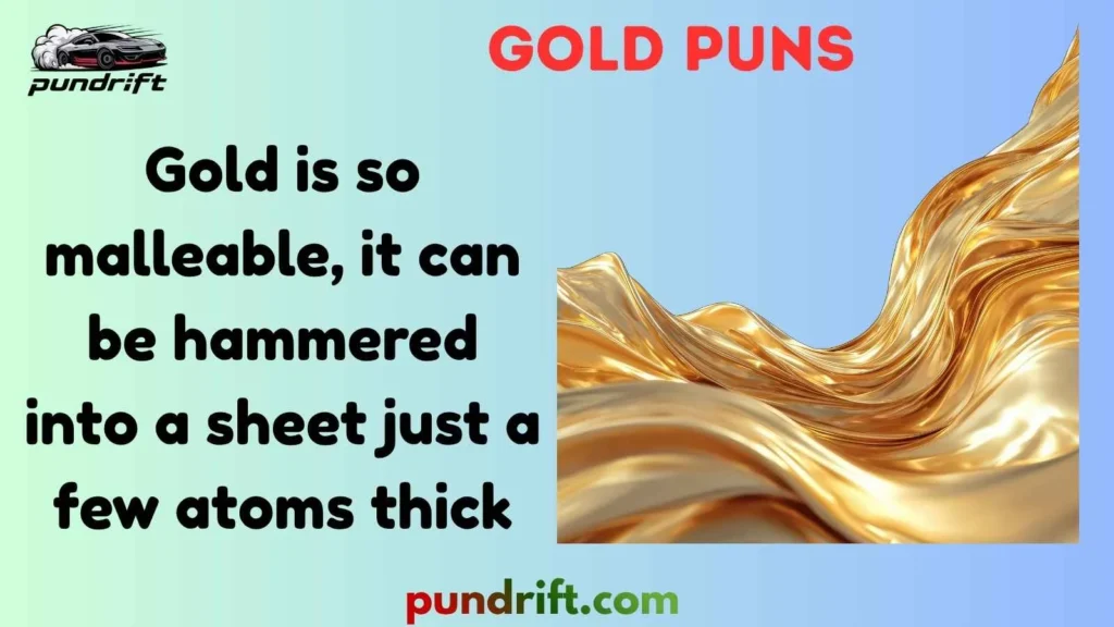 Seasonal and Holiday Gold Puns
