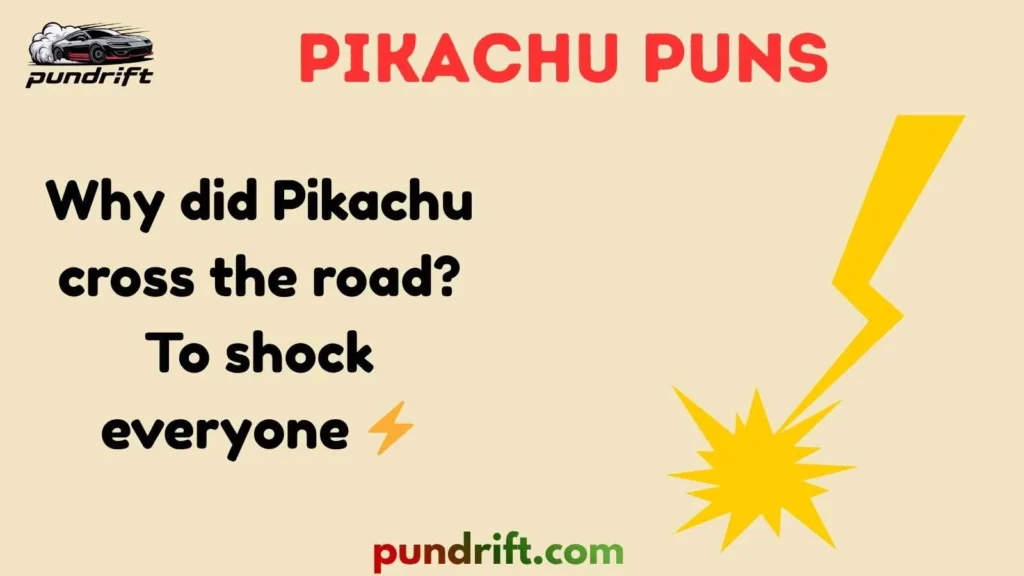 Short Pikachu Puns for Instagram