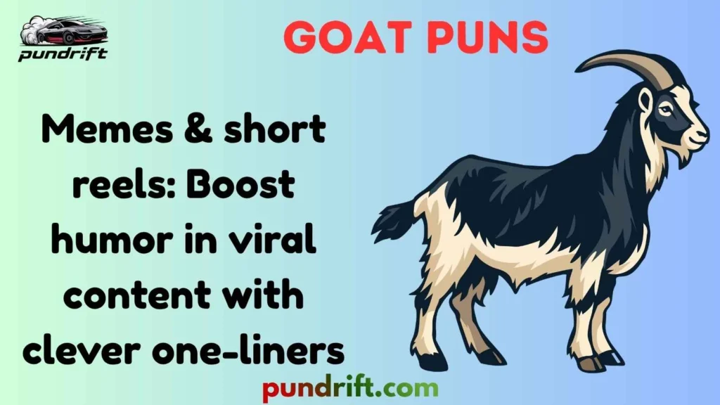 Silly Goat Puns