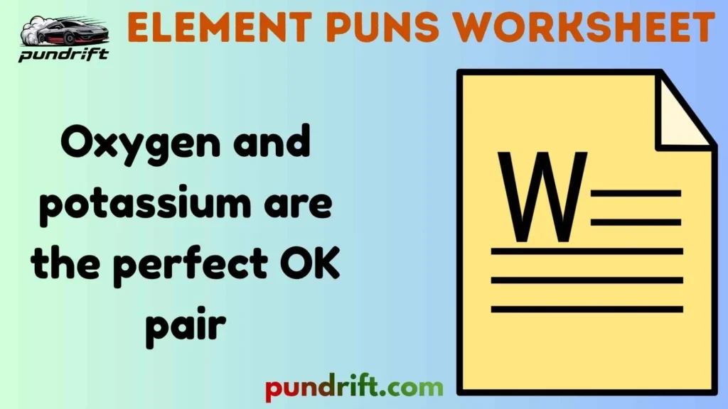 Short Element Puns for Instagram