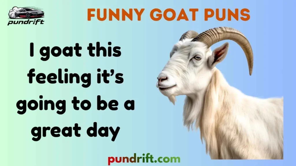 Short Funny Goat Puns for Instagram