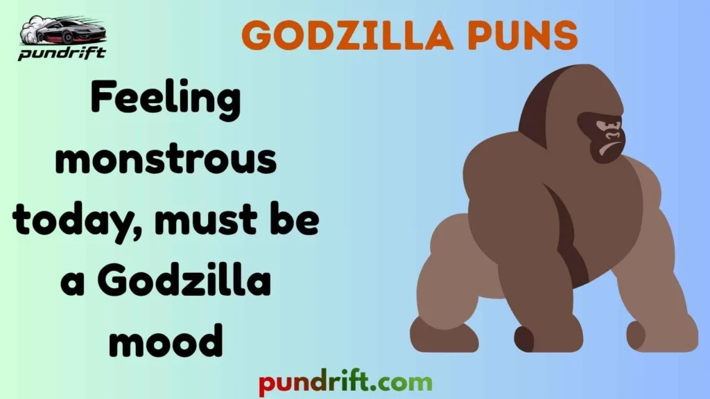 Short Godzilla Puns for Instagram