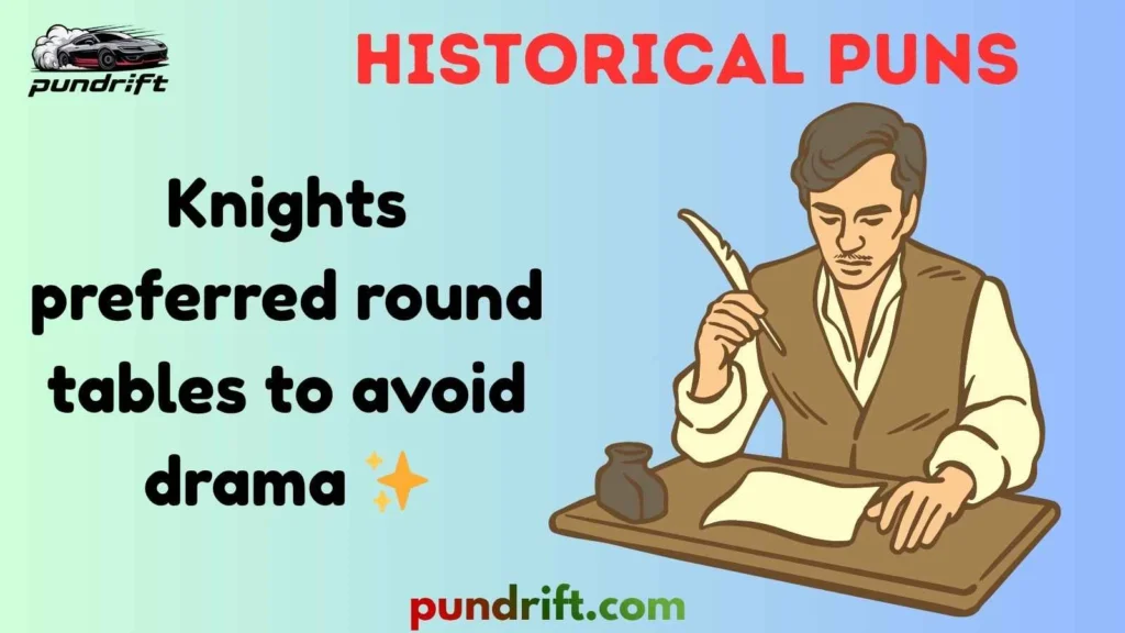 Short Historical Puns for Instagram