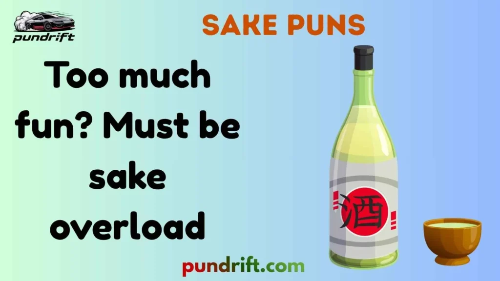 Short Sake Puns for Instagram