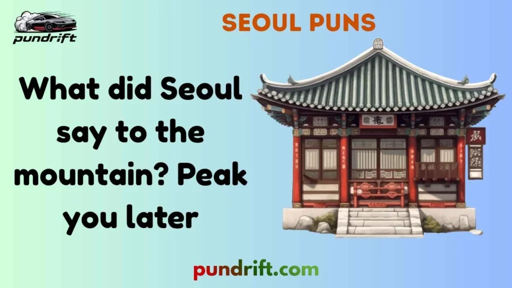 Short Seoul Puns for Instagram