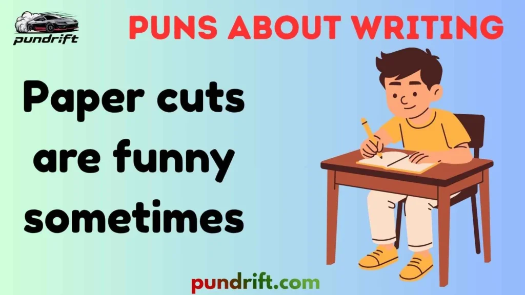 Silly Puns About Writing