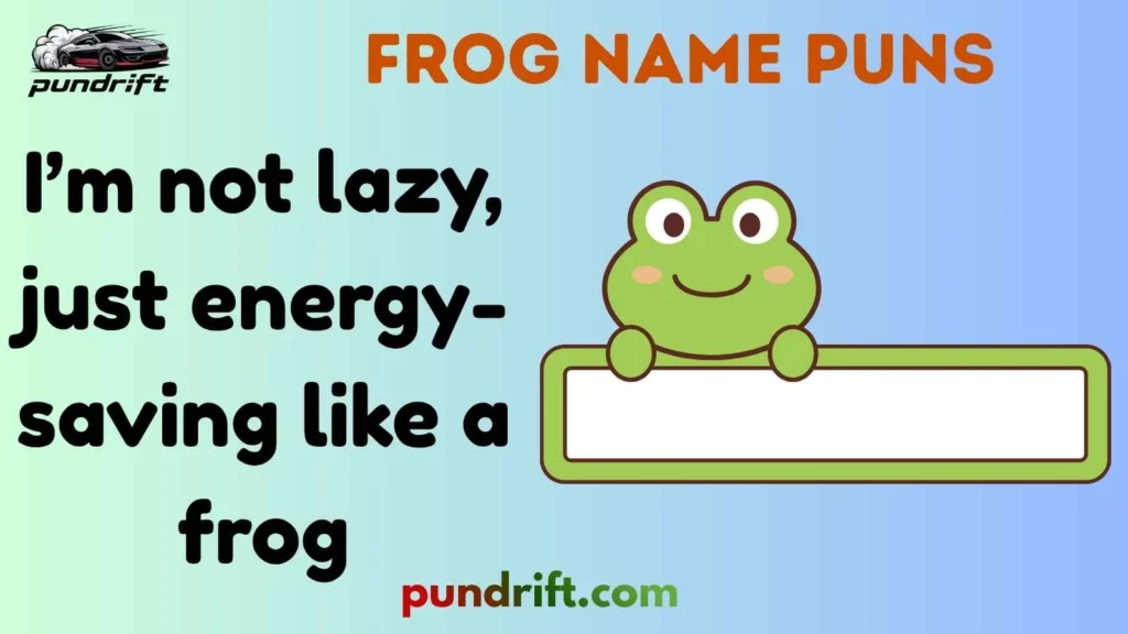 Clever Frog Name Wordplay