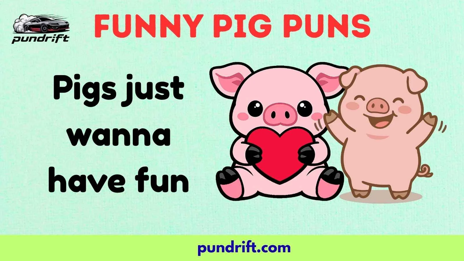 Funny Pig Puns