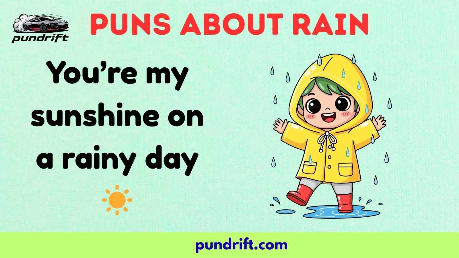 puns about rain