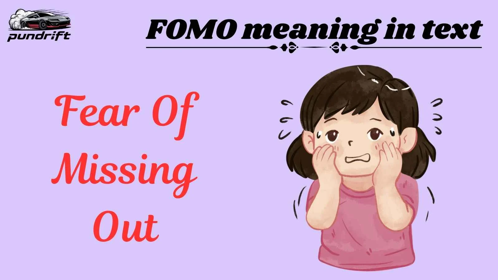FOMO meaning in text