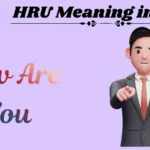 HRU Meaning in Text