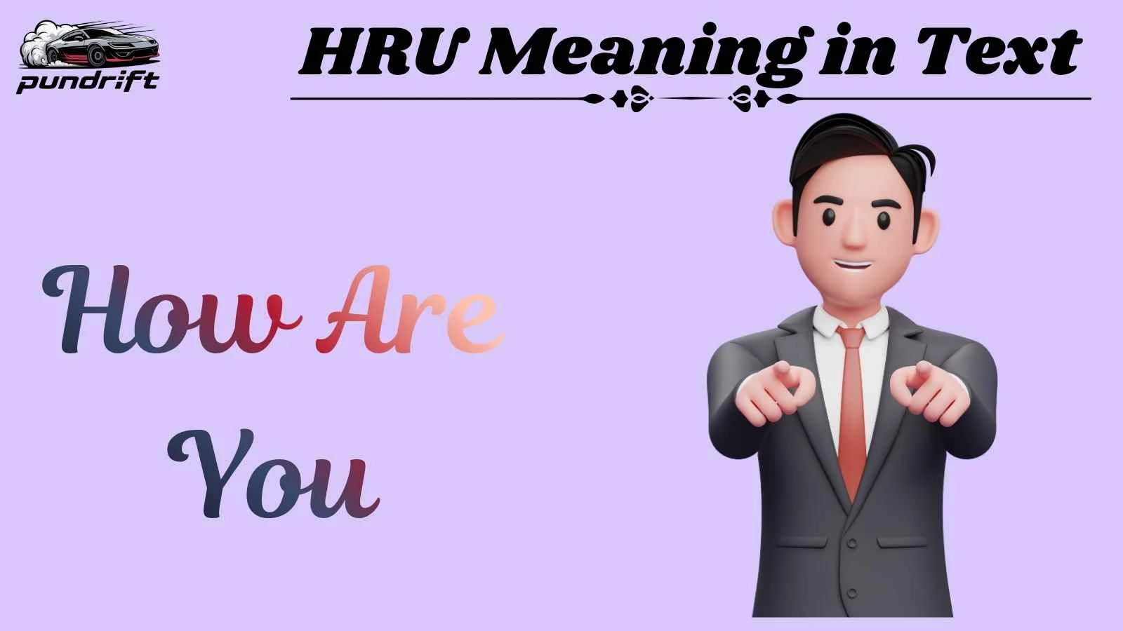 HRU Meaning in Text