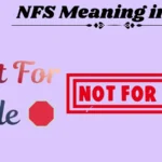 NFS Meaning in Text