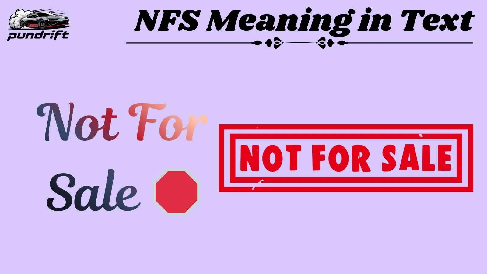 NFS Meaning in Text