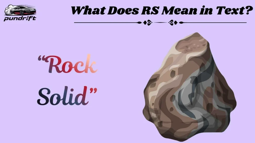What Does RS Mean in Text?