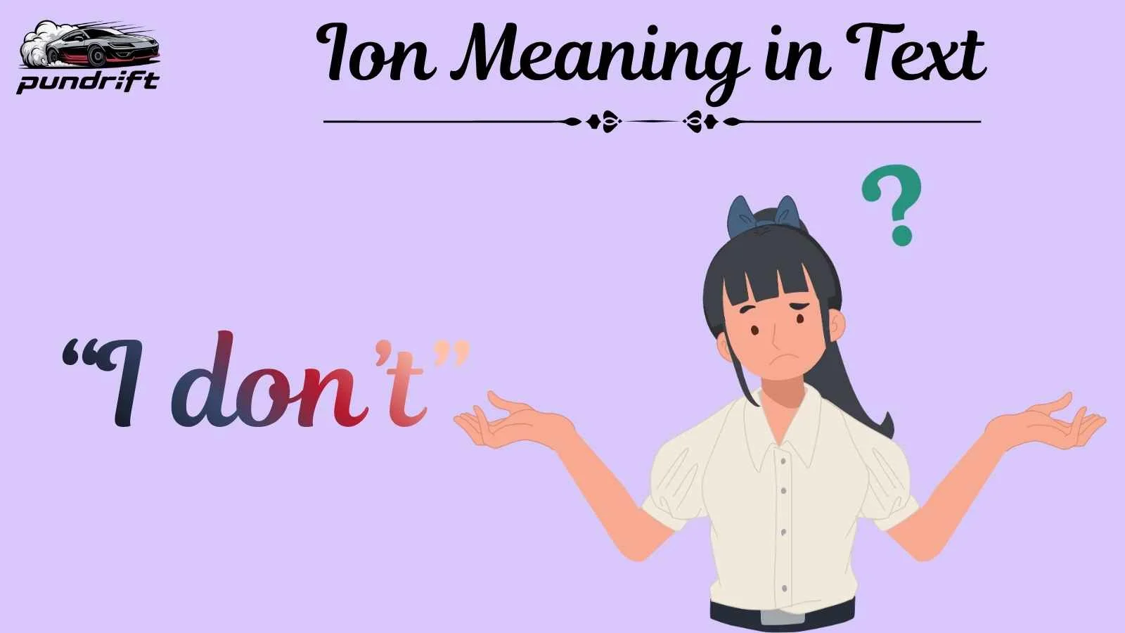 Ion Meaning in Text
