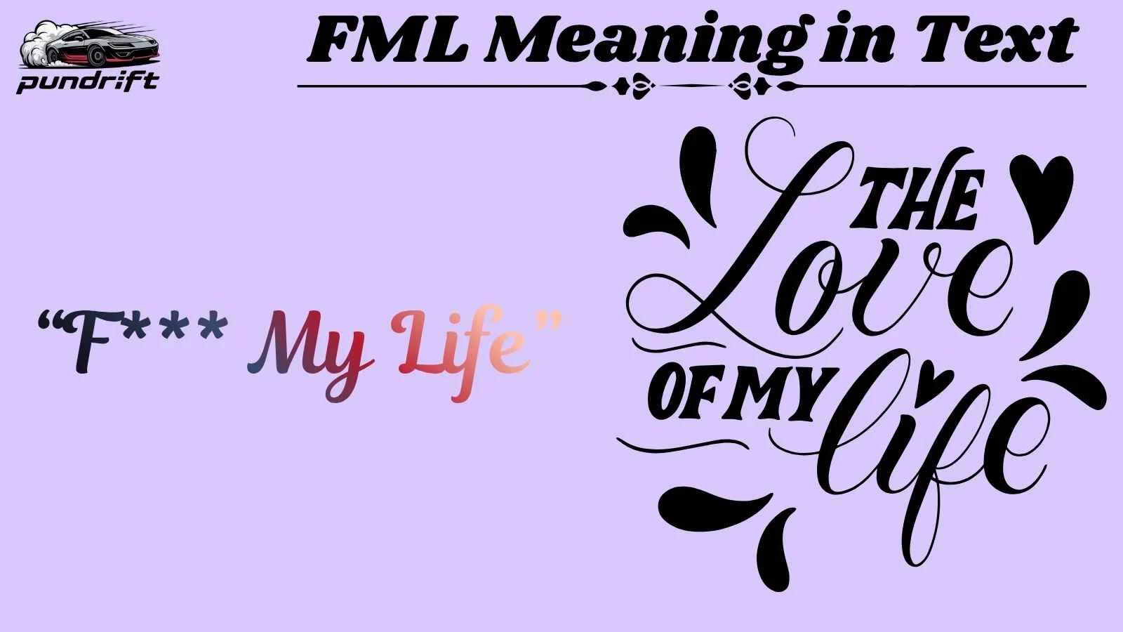 FML Meaning in Text