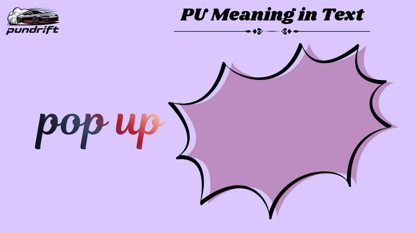 PU Meaning in Text