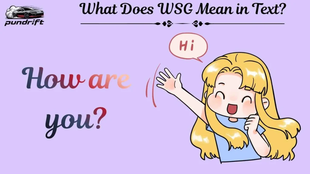What Does WSG Mean in Text?